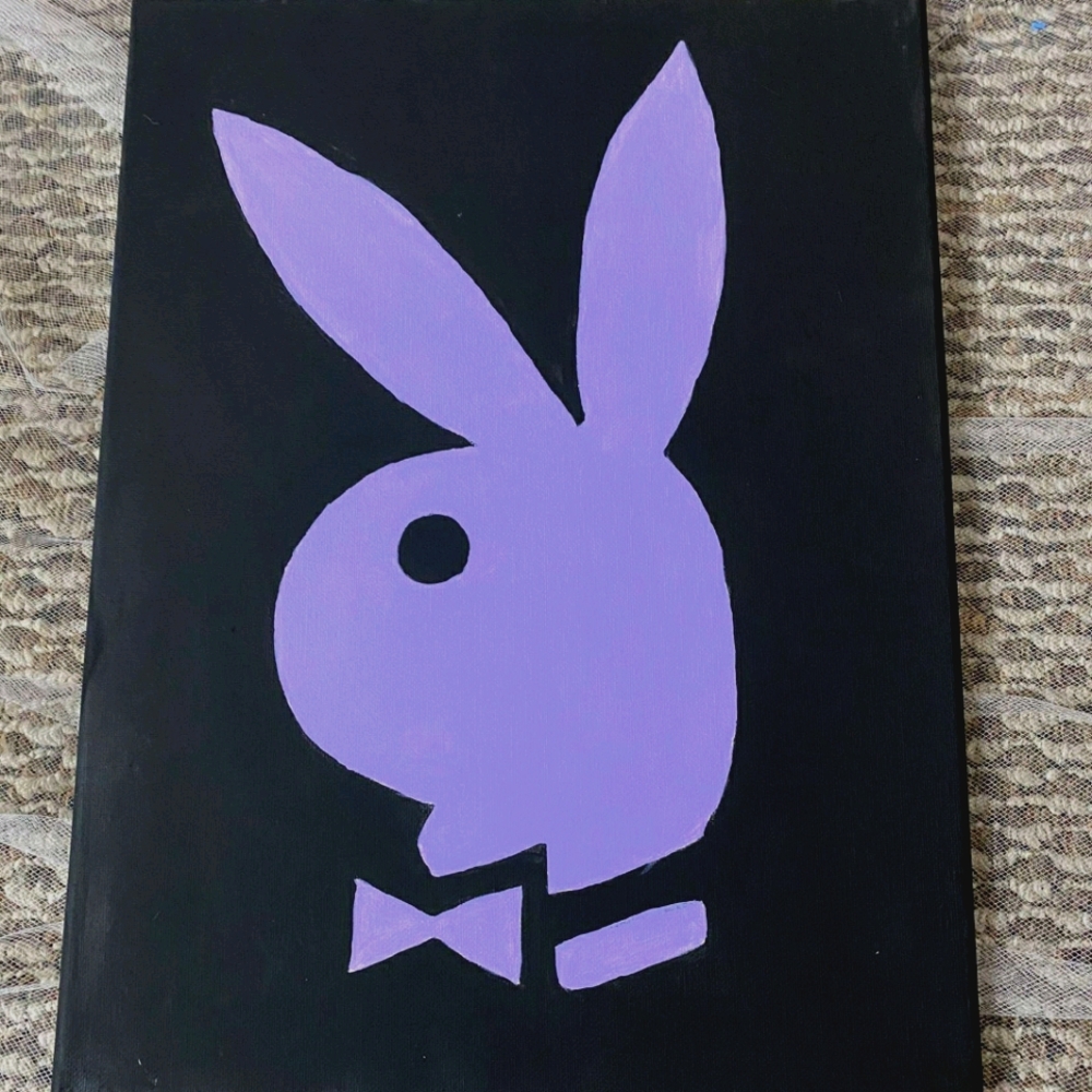 2/$20 Lavender playboy painting